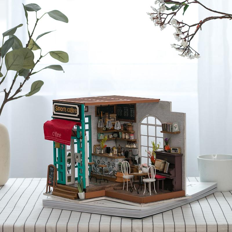 DIY Miniature House kits - Simon's Coffee kit
